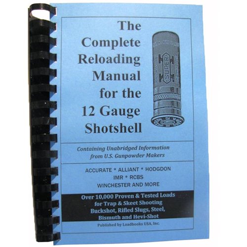 Los LOADBOOK-12 GAUGE son manuales de recarga fáciles de entender, con información actualizada de fabricantes y cargas probadas para todo tipo de munición.