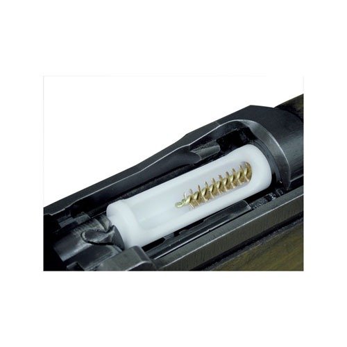 El Sinclair Service Rifle Port es ideal para rifles de servicio en 243 Win, 308 Win y 30-06, evitando que los solventes entren al grupo del gatillo y manteniendo el cerrojo abierto.