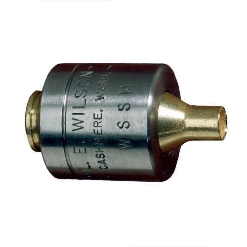 El soporte de cartuchos L.E. Wilson 6.5x47mm Lapua asegura precisión y uniformidad en el recorte y procesamiento de tus casos, ideal para resultados consistentes.