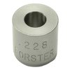Los bushings de cuello Forster son ultra suaves, duraderos y diseñados para usar con los dies Bushing Bump de Forster, en incrementos de .001 pulgadas.