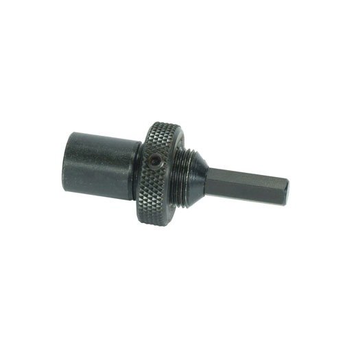 El adaptador de trimmer Redding convierte el caso mientras el cortador permanece fijo, ofreciendo cortes precisos y un diseño robusto para todos los calibres.