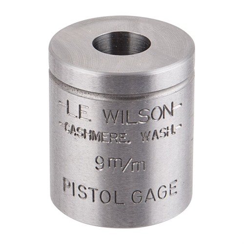 Los WILSON PISTOL MAX CASE GAGES te permiten medir con precisión dimensiones críticas de tus cartuchos, evitando errores comunes al recargar.
