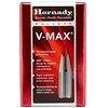 Las balas Hornady V-Max 6MM ofrecen una punta de polímero y un diseño aerodinámico para trayectorias planas, máxima precisión y expansión explosiva incluso a bajas velocidades.