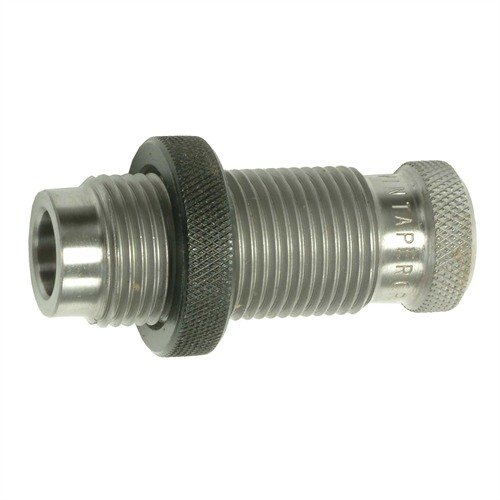Los dies de taper crimp de Redding son ideales para cartuchos de pistola que necesitan un crimpado uniforme sin roll crimp, perfectos para 38 Spec y 357 Mag.