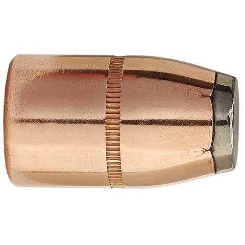 Los proyectiles Sierra 400gr JSP #5400 ofrecen penetración profunda y un gran poder de detención, ideales para caza de grandes animales como osos y alces.