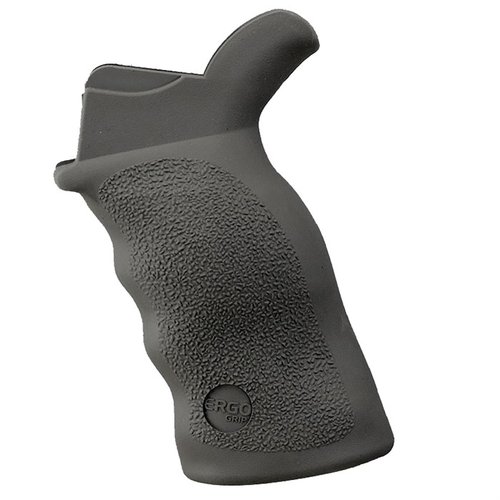 El grip Tactical Deluxe es más grande y pesado, con un diseño ergonómico y SureGrip® para un agarre superior, incluso con manos húmedas o guantes.