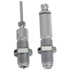 El set de dies Hornady Custom Grade 2 incluye un die de tamaño completo y uno de asentar balas, garantizando recargas precisas y duraderas.
