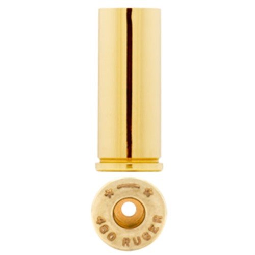 La 480 RUGER BRASS de STARLINE es ideal para tiradores, con calidad superior en cada cartucho. Viene en bolsas de 100, perfecta para tus sesiones de tiro.