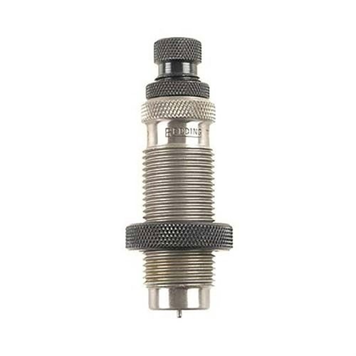 El Type S Bushing Neck Die te permite controlar con precisión el tamaño y tensión del cuello del cartucho, con bushings intercambiables y ajuste de longitud.