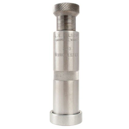 El die de asientos de balas tipo cámara de L.E. Wilson garantiza una alineación precisa de la bala y el cartucho, ofreciendo una precisión superior para tiradores de benchrest.