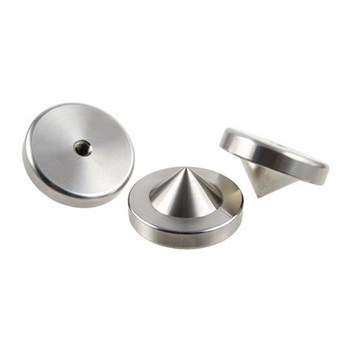 Los pies de descanso F-Class evitan que se hundan en arena suelta o barro, son de acero inoxidable y tienen un punto cónico para mayor estabilidad. ¡Perfectos para tus disparos!