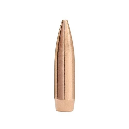 Los balas MatchKing® 22 Caliber (0.224") HPBT de 77gr son ideales para competiciones serias, ofreciendo un rendimiento balístico superior a largas distancias.