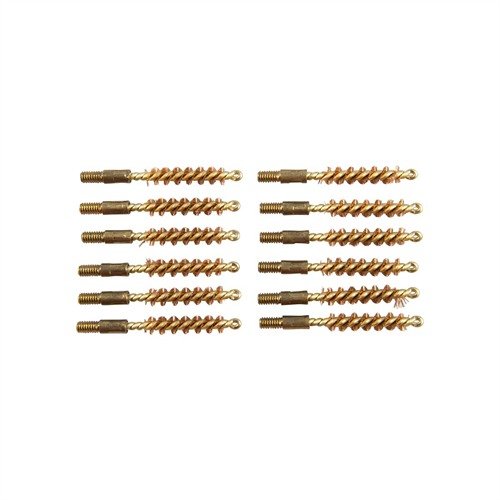 Consigue un pack de 12 cepillos de bronce para pistola calibre 22, ideales para una limpieza efectiva y duradera de tus armas. ¡Mantén tu equipo en óptimas condiciones!