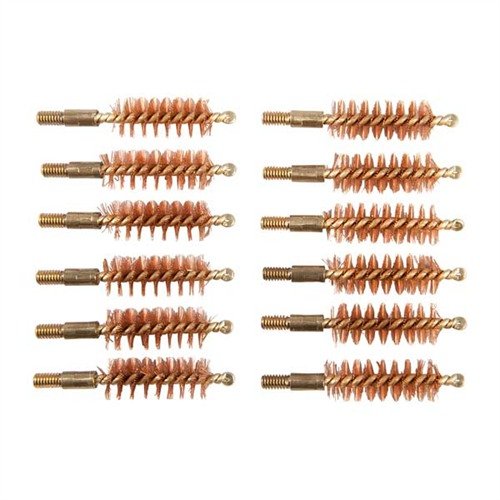 Consigue la limpieza perfecta de tus armas con el Dozen Pack Bronze Pistol Brushes, ideales para calibres 10MM, 40 y 41. ¡Mantén tu equipo en óptimas condiciones!