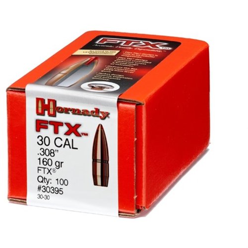 Los balas Hornady® FTX® ofrecen precisión, expansión controlada y rendimiento a largas distancias, ¡perfectas para tus rifles de acción por palanca!
