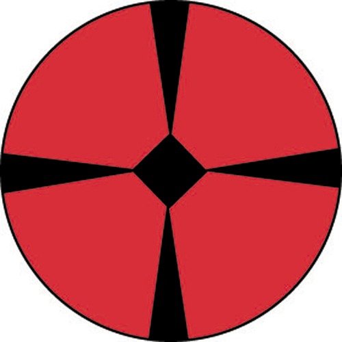 Los Lyman AccuPoint Dots son puntos fluorescentes naranjas de 1