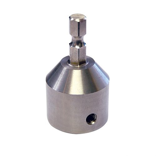 El adaptador de potencia para el cortador de carburo de Sinclair acelera tu recorte al aceptar el cortador y eliminar la arandela negra Delrin™, solo con el Carbide Upgrade Kit.