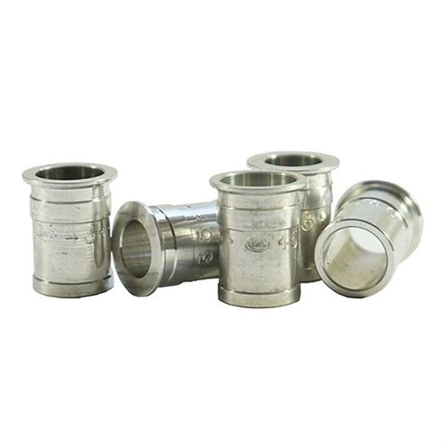 Los MEC Powder Bushings te permiten ajustar la carga de pólvora con precisión. Disponibles en varios tamaños, asegúrate de verificar los pesos con una balanza.