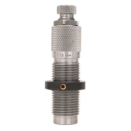 El M Die de Lyman expande y flair el boca del cartucho, asegurando una colocación de balas consistente y prolongando la vida del brass sin estirarlo.