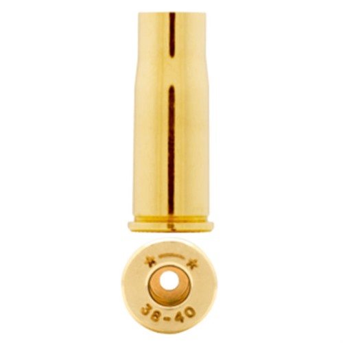 Consigue la mejor calidad con la munición 38-40 Winchester Brass de Starline, ideal para tiradores de élite, empaquetada en bolsas de 100.