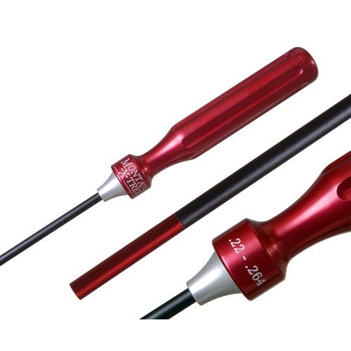 Las varillas de limpieza de acero inoxidable recubiertas son resistentes, evitan daños y ofrecen un manejo cómodo, asegurando una limpieza eficaz de tu rifle.