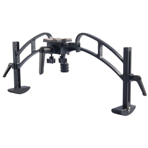 El bipode F-Class de Sinclair es ligero, robusto y cuenta con un knob de elevación de ajuste rápido, ideal para competiciones y caza.