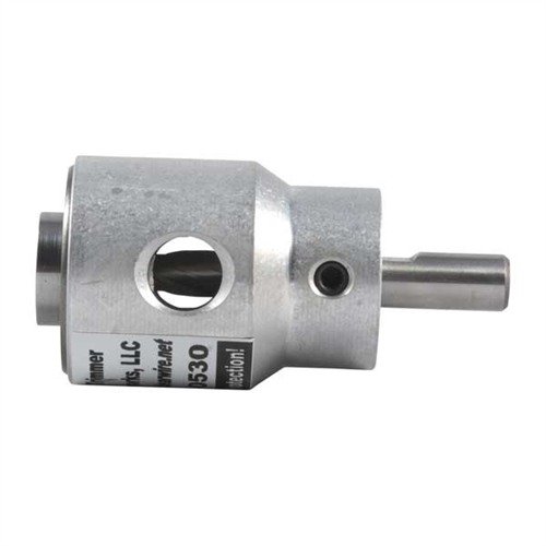 El "World's Finest Trimmer" te permite recortar más casquillos en menos tiempo y con menos esfuerzo, usando un taladro eléctrico como fuente de energía.