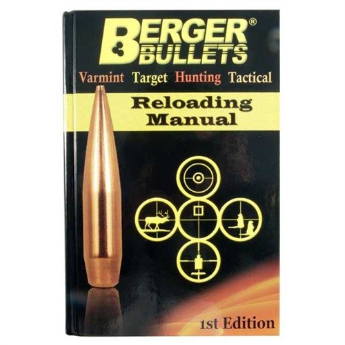 El RELOADING MANUAL-1ST EDITION de BERGER BULLETS es tu guía completa con 829 páginas de cargas probadas y artículos técnicos para mejorar tu experiencia de recarga.