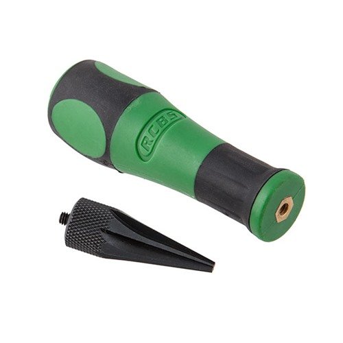El VLD Deburring Tool de RCBS, con su ángulo de 22 grados, permite asentar balas sin dañar el boat-tail, mejorando la precisión. Ideal para tu equipo.