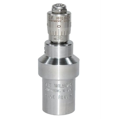 Con el micrómetro de profundidad L.E. Wilson, mide con precisión el headspace de tus cartuchos antes y después de dimensionar, ¡fácil y rápido!