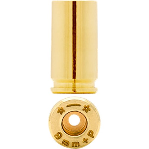 La 9MM LUGER +P de Starline ofrece calidad superior y resistencia a presiones +P, ideal para tus necesidades de recarga, pero evita su uso en S&W Shield.