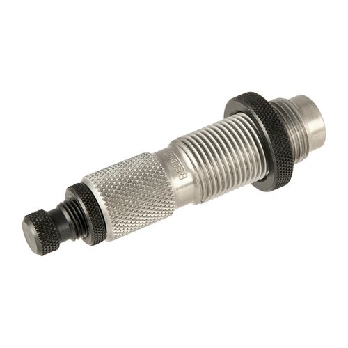 Los FULL LENGTH SIZING DIES de Redding ajustan completamente tu cartucho, incluyendo el cuello y el cuerpo, y vienen con un decapping assembly y expander ball.