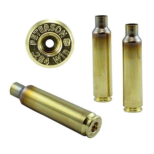.284 Winchester Brass de Peterson Cartridge es ideal para tiradores de larga distancia, ofreciendo calidad superior y rendimiento excepcional en cada disparo.