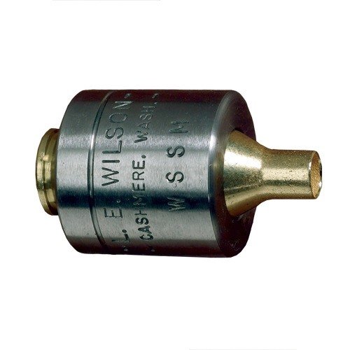 El soporte para cartuchos L.E. Wilson ofrece precisión y uniformidad en el trimming, ideal para cartuchos nuevos o ya disparados. ¡Consigue resultados consistentes!