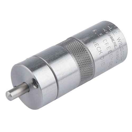 Controla el tamaño del cuello de tus cartuchos con el STAINLESS NECK SIZING DIE de L.E. WILSON, mejorando la concentricidad y prolongando la vida del brass.