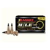Las balas BARNES M/LE TAC-X de 30 Cal. (0.308") ofrecen expansión controlada, penetración superior y precisión excepcional a larga distancia. ¡Perfectas para tus necesidades tácticas!