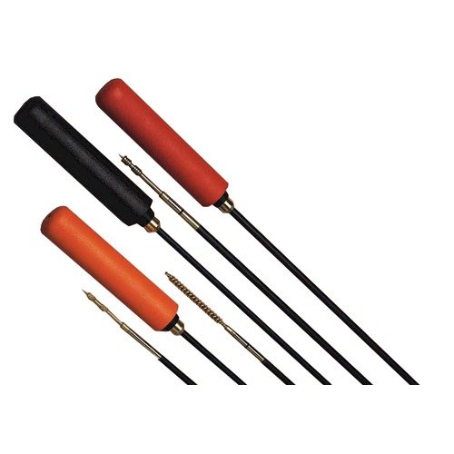 Los RIFLE CLEANING RODS de BORE TECH eliminan lecturas falsas de cobre, son suaves pero fuertes, y cuentan con un mango ergonómico que protege tu rifle.