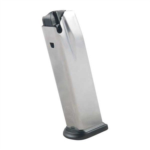 Disfruta de un magazine de acero inoxidable de 16 rondas para .40 S&W, confiable y fácil de recargar, diseñado para tu pistola Springfield XD.