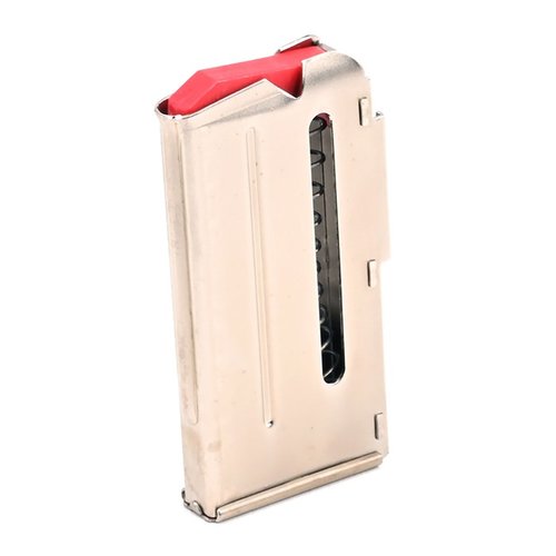 Este cargador de 10 disparos de acero inoxidable es perfecto para tus rifles Savage y Lakefield 93, 502 y 503, ofreciendo durabilidad y rendimiento.