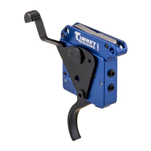 Descubre el gatillo TIMNEY REMINGTON 700 Calvin Elite, ligero, ajustable y con diseño de doble sear, ¡ideal para mejorar tu precisión en el tiro!