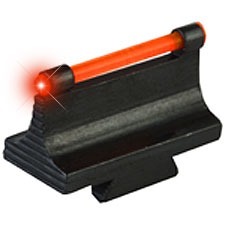 El RIFLE DOVETAIL FRONT SIGHT de TRUGLO cuenta con un cuerpo de aluminio duradero y una varilla óptica roja brillante para una visibilidad rápida y precisa.
