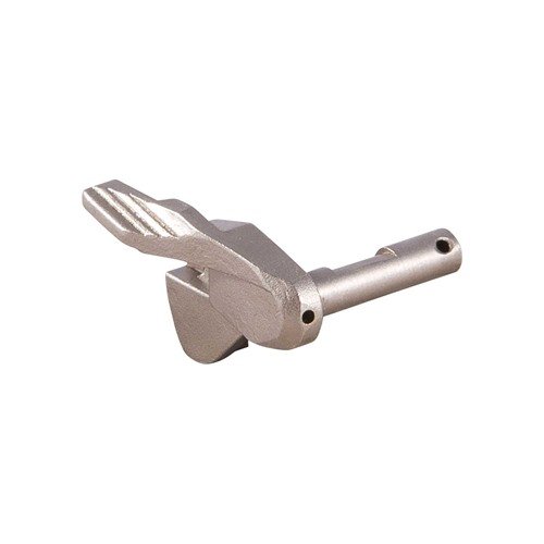 Mejora la seguridad de tu Beretta 84/85F con este seguro derecho de níquel, diseñado para un ajuste perfecto y durabilidad en .380 Auto.