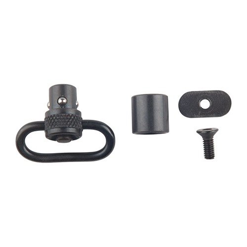 Los SAKO FLUSH FRONT SWIVELS de acero negro son ideales para tu rifle Sako, ofreciendo una sujeción segura y un diseño elegante que no interfiere con tu equipo.