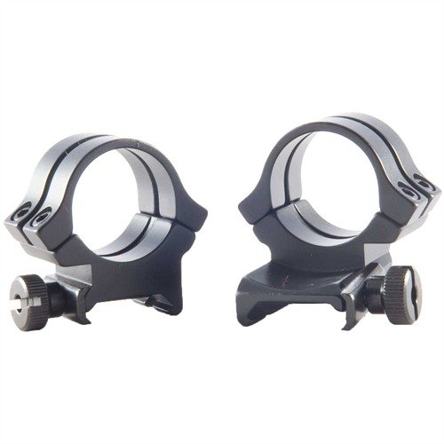 Los QUAD LOCK RINGS de Weaver ofrecen el doble de sujeción con dos tapas por base, asegurando una presión uniforme y evitando la rotación del visor.