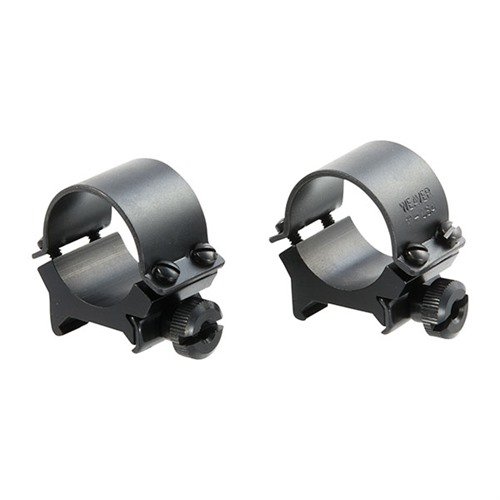 Los SURE-GRIP RINGS de WEAVER ofrecen una sujeción fuerte y uniforme, asegurando que tu retículo se mantenga cuadrado y facilitando la instalación del visor.