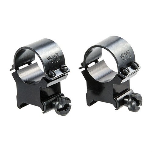 Los SURE-GRIP RINGS de WEAVER ofrecen un agarre potente y uniforme, con caps de acero y 4 tornillos para mantener tu retícula siempre en su lugar.