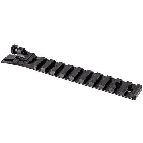 El RUGER® 10/22® Ace in the Hole Sight Set ofrece un respaldo confiable con un visor de apertura ajustable y un riel Picatinny, todo en aluminio de alta calidad.