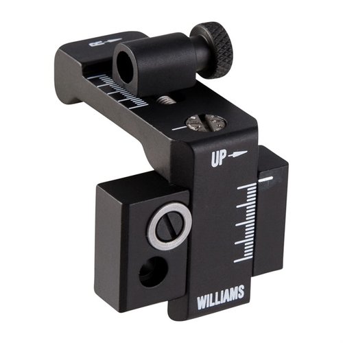 El FP-94/36 FOOLPROOF RECEIVER REAR SIGHT de WILLIAMS GUN SIGHT ofrece ajustes internos que evitan movimientos accidentales y no obstruye tu campo de visión.