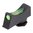 Descubre las miras delanteras Vickers Elite Snag Free para Glock® con fibra óptica verde. Compatibles con Glocks 9mm, .40, .357 y .45 GAP. ¡Instálalas fácilmente! 🔧