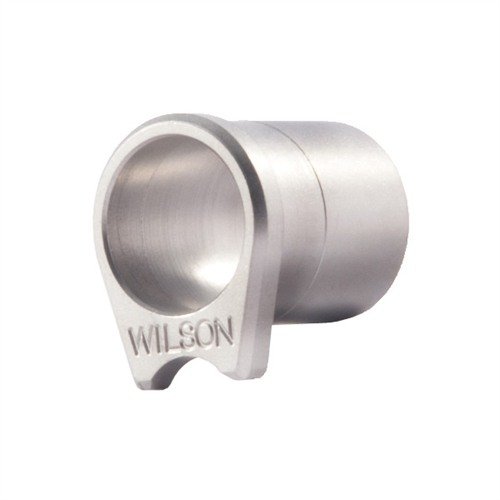 El bushing de cañón Bullet Proof de Wilson Combat ofrece un ajuste de contacto total y precisión mejorada, hecho de acero inoxidable 416 para mayor durabilidad.